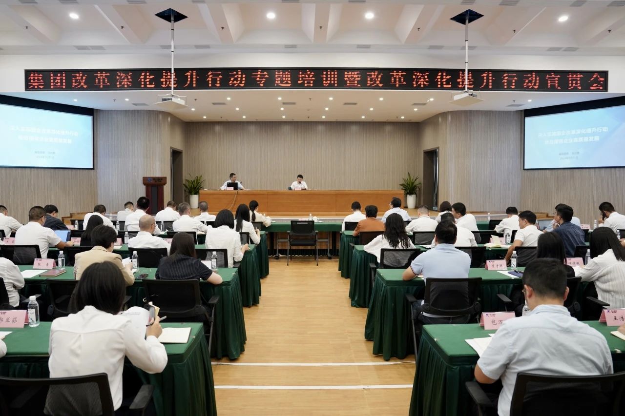 省尊龍凱時(shí)集團(tuán)召開改革深化提升行動(dòng)專題培訓(xùn)暨改革深化提升行動(dòng)宣貫會(huì)